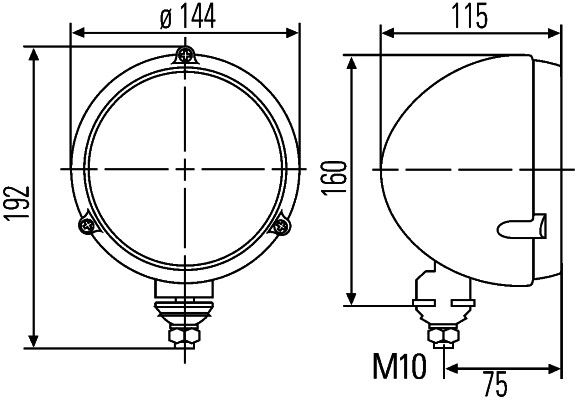 HELLA 1A3 996 162-331 Hauptscheinwerfer
