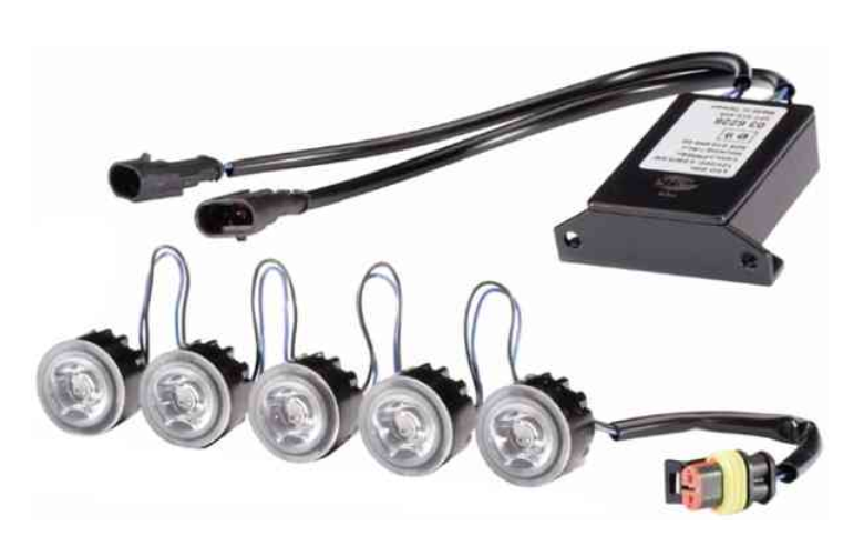 Hella 2PT010458-811 Tagfahrleuchten-Set 12V / 24V