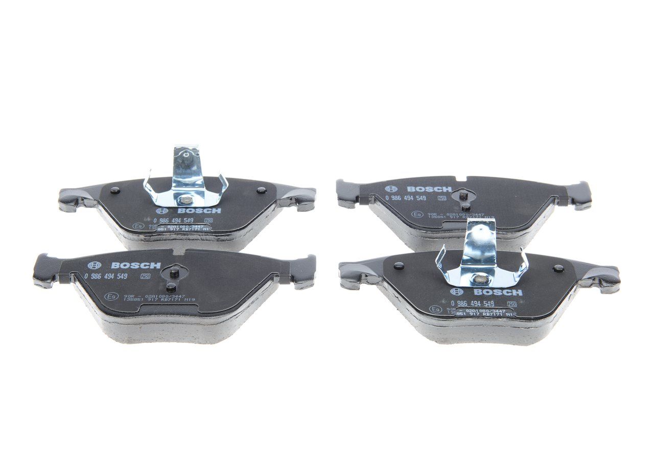 Bosch 0986494549 Bremsbelagsatz, Scheibenbremse
