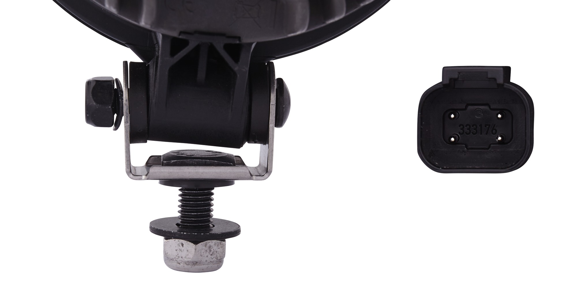 HELLA 1S3 996 362-211 Hauptscheinwerfer - M133 - 12V - Anbau - Stecker: DEUTSCH Stecker - links/rech