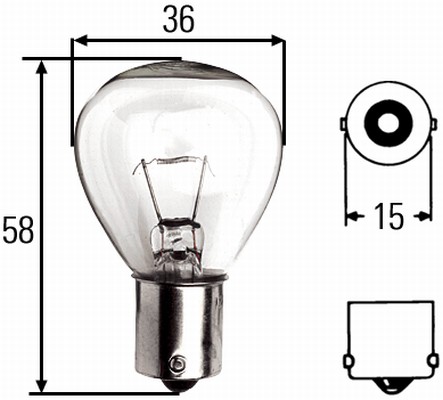 E343 HELLA 8GA 002 074-241 Glühlampe - U - Heavy Duty - 24V - 45W - Schachtel - Menge: 1