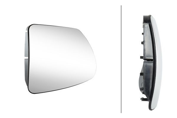 HELLA 9MX 564 357-002 Spiegelglas, Außenspiegel