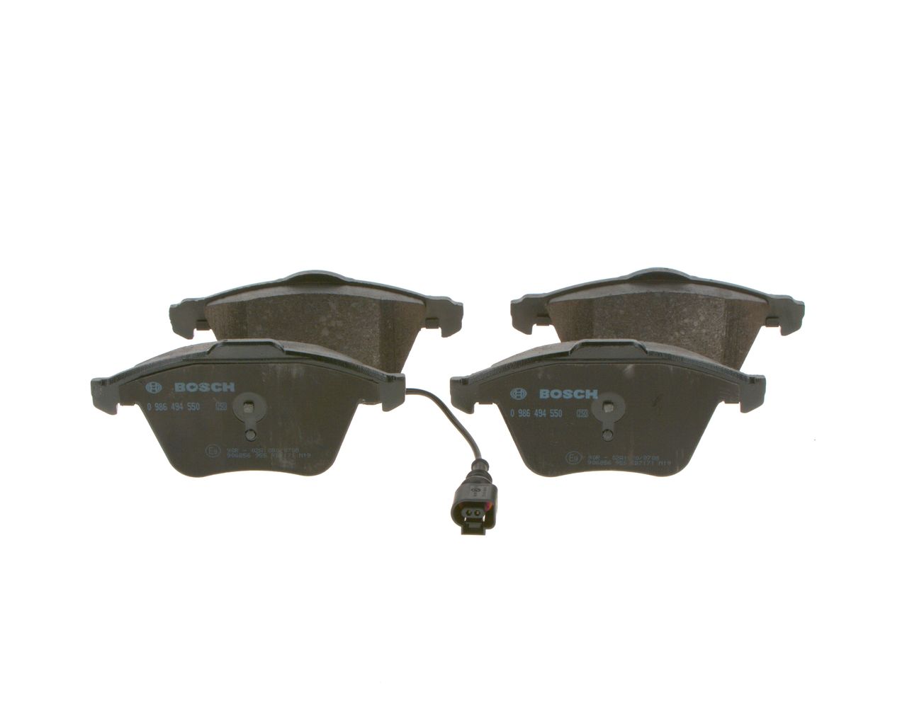 Bosch 0986494550 Bremsbelagsatz, Scheibenbremse