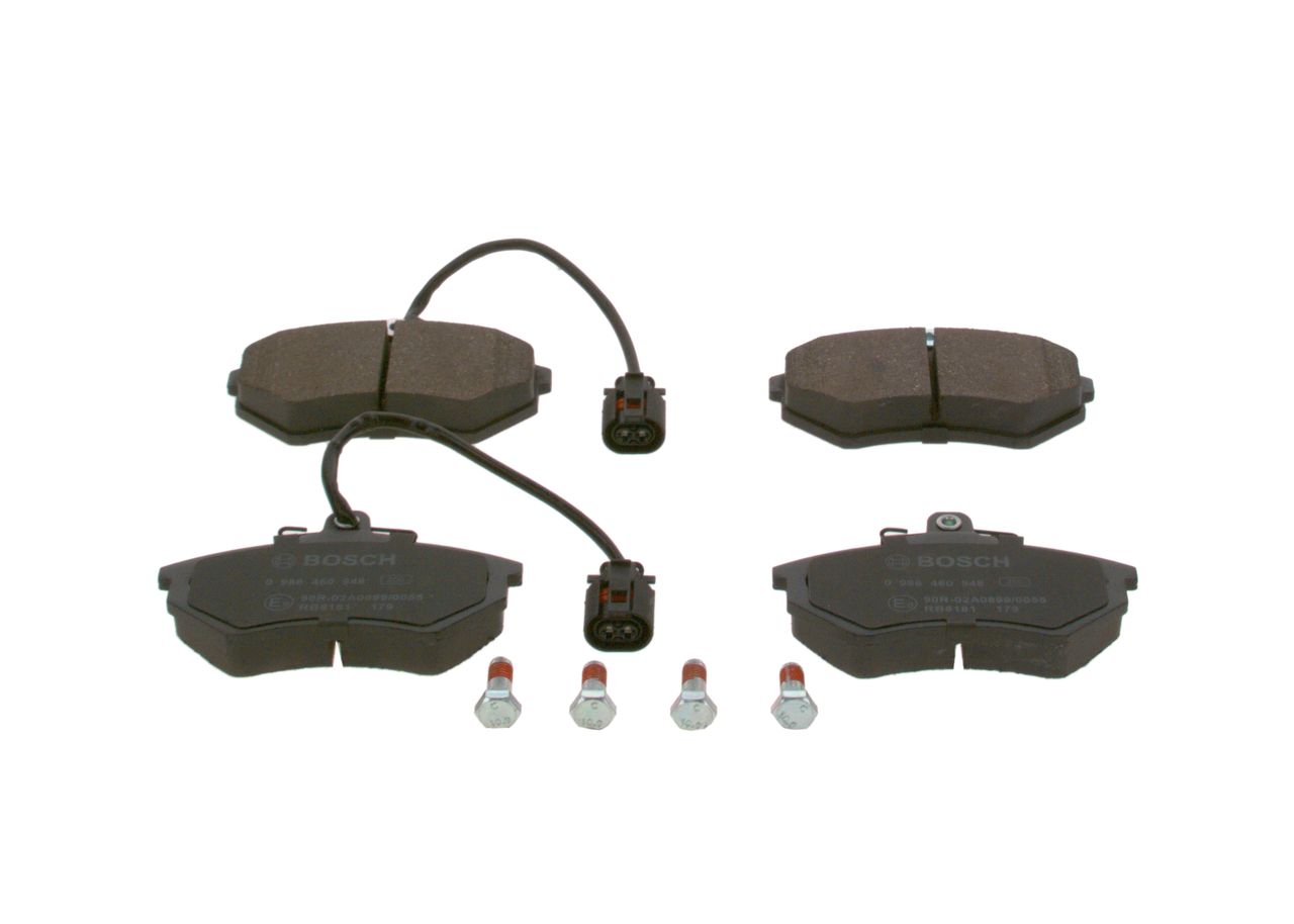 Bosch 0986460948 Bremsbelagsatz, Scheibenbremse