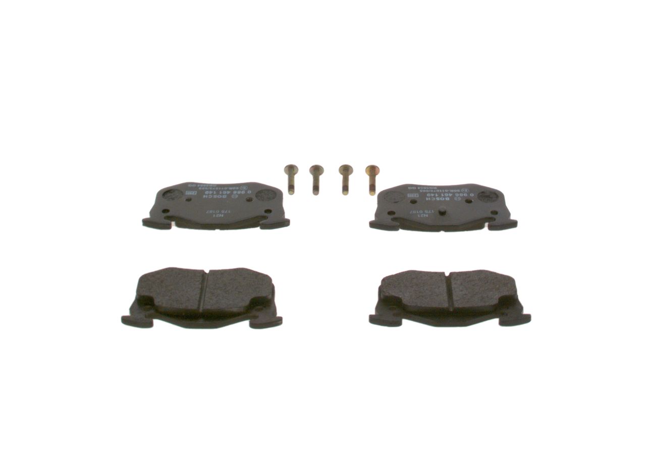 Bosch 0986461149 Bremsbelagsatz, Scheibenbremse