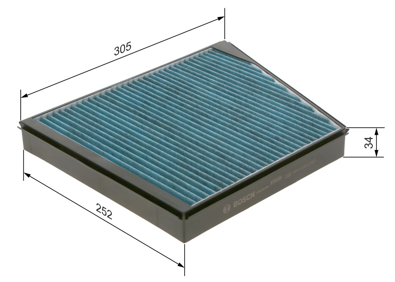 Bosch 0986628549 Filter, Innenraumluft