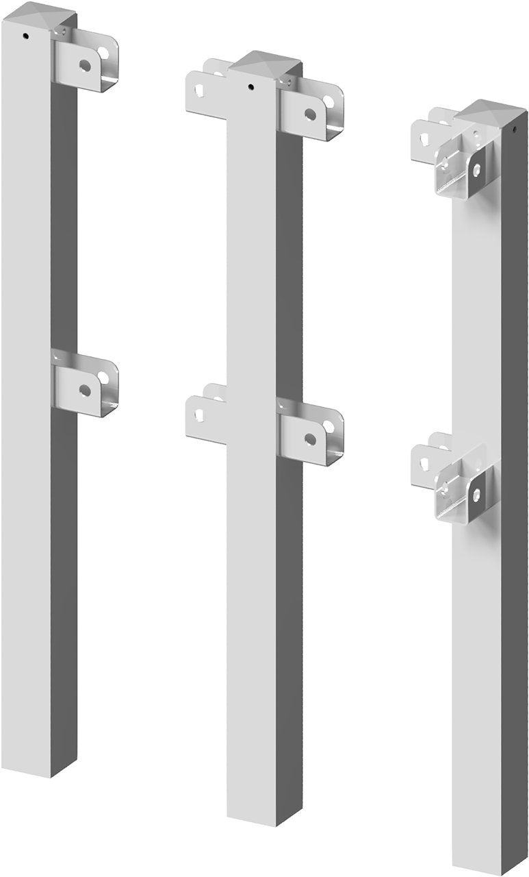 Schake 4270 Schutzgeländer Stahlrohr 70 x70 mm Standpfosten

zum Einbetonieren Endpfosten für Ober- und Knieholm feuerverzinkt
