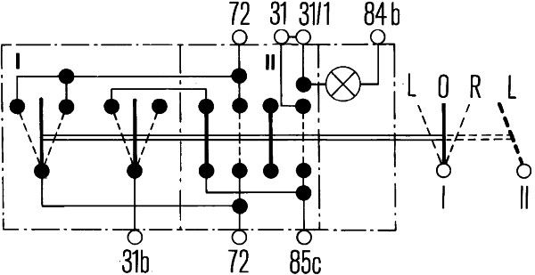 HELLA 6ZE 001 759-071 Schalter