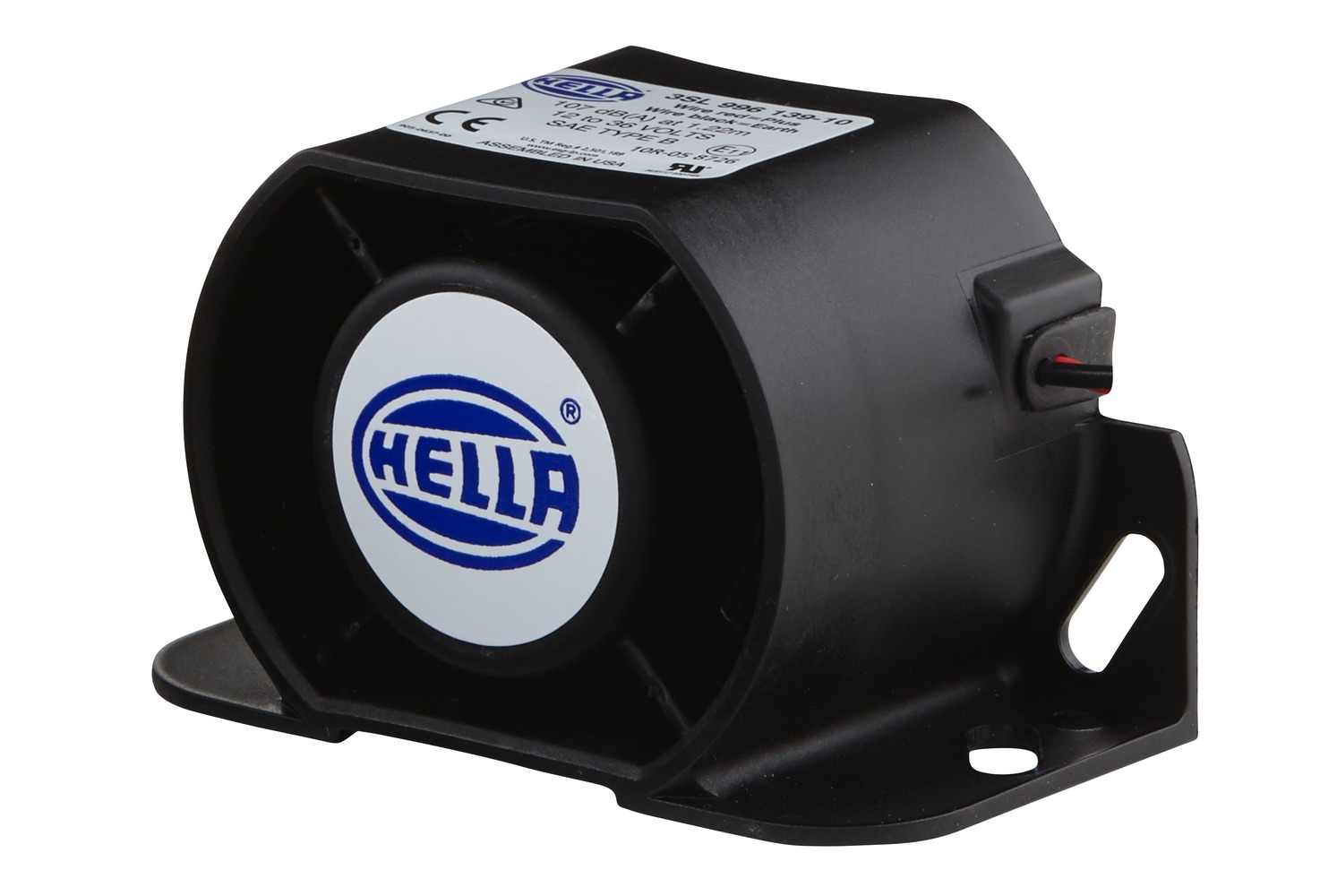 10095377a_AM0 HELLA 3SL 996 139-101 Rückfahrwarner - 107dB(A) - Frequenzbereich: 1300Hz - geschraubt - Kabel: 171m