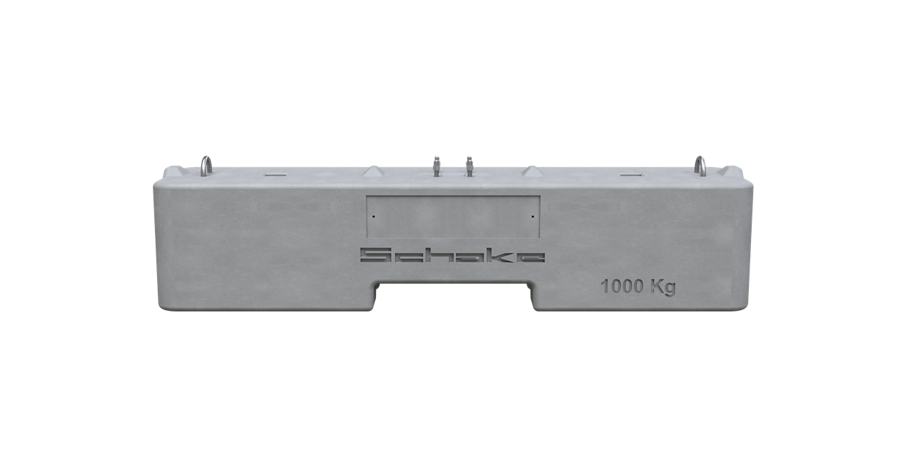 Schake Beton-Aufstellvorrichtung | 1000 kg | Maße: 2100 x 500 x 455 mm, 1000 kg