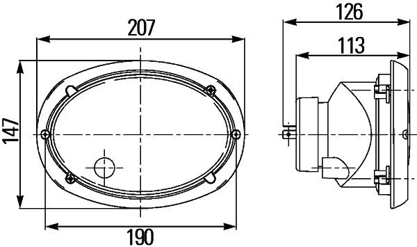 HELLA 1AB 996 157-091 Hauptscheinwerfer