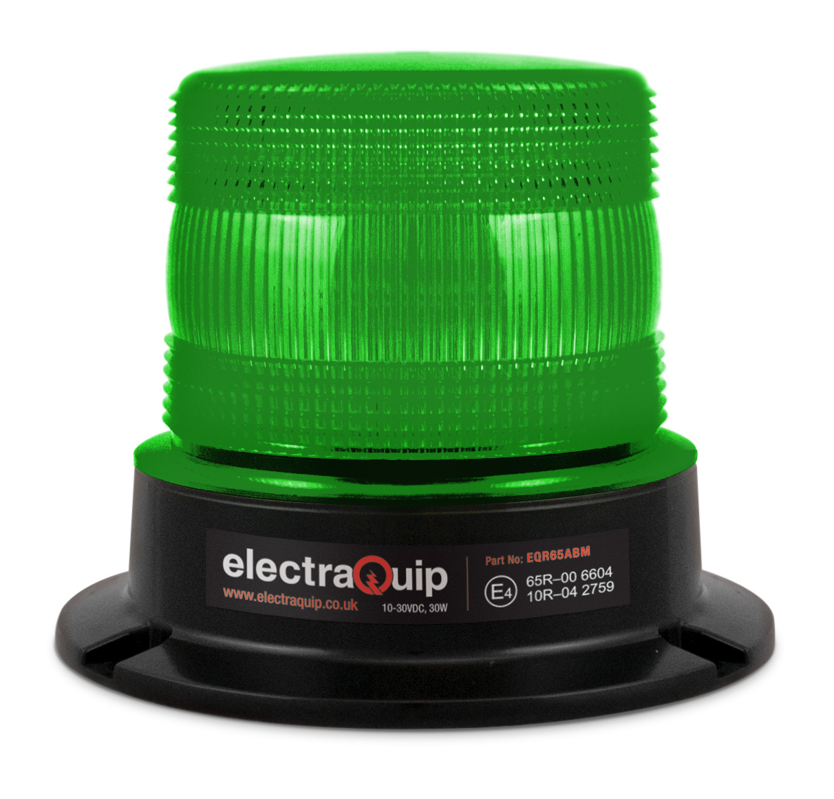 LED Kennleuchte, Serie Energy, Festmontage, Grün, ECE R65 u. ECE R10