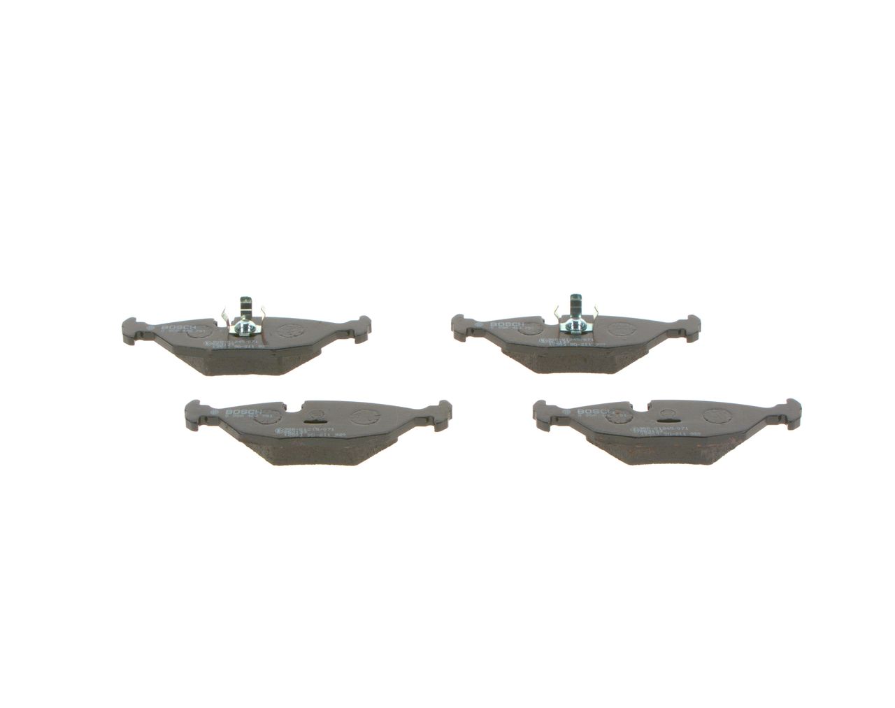 Bosch 0986466751 Bremsbelagsatz, Scheibenbremse