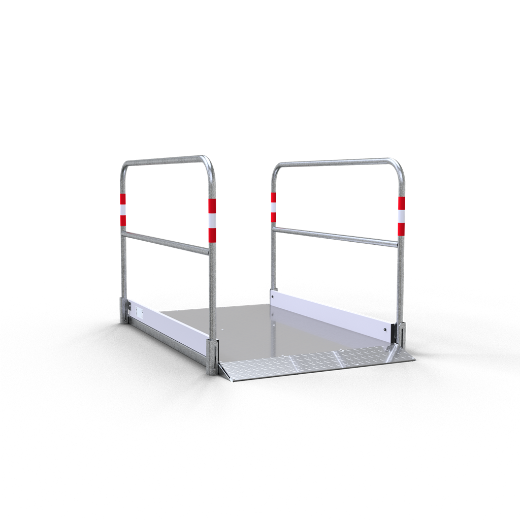 908f5fd1-d2c7-473c-b7b0-fa94e65535ef Schake 20270 Grabenbrücke aus Stahl / Aluminium Breite: 1,00 m, Länge: 1,80 m