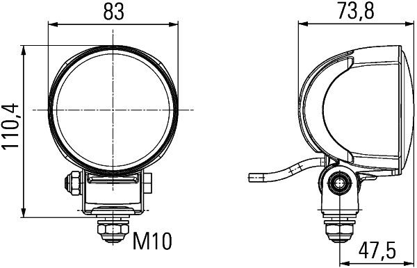 HELLA 1F0 996 376-181 Fernscheinwerfer