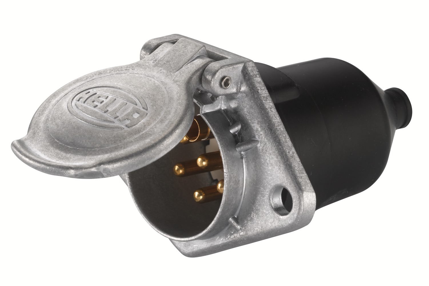 HELLA 8JB 003 834-001 Steckdose - 24V - 7-polig - Stecker: Schraubkontakt - Metall - DIN/ISO: 3731