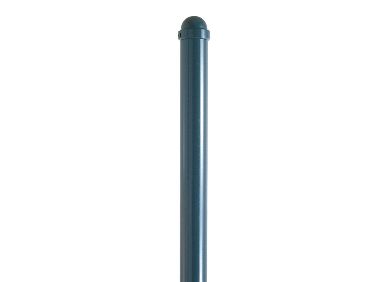 Schake 477FUB Absperr-Stilpfosten Serie 477B Ø 76 mm umlegbar, selbsteinrastende Verriegelung

für Dübelbefestigung, mit Bodenplatte 100 x 150 mm mit Dreikantverschluss nach DIN 3223 ohne Öse