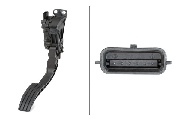 HELLA 6PV 010 946-201 Sensor, Fahrpedalstellung - für Linkslenker - Schaltgetriebe