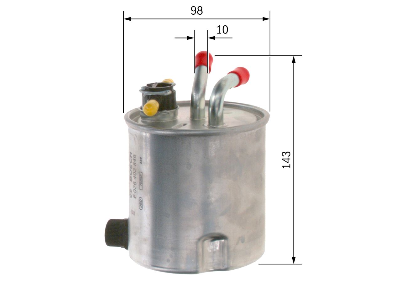 Bosch F026402849 Kraftstofffilter