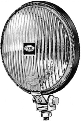 HELLA 2XD 003 410-301 Halogen-Warnleuchte - 12/24V - blau