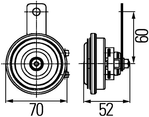 HELLA 3AL 922 196-011 Horn