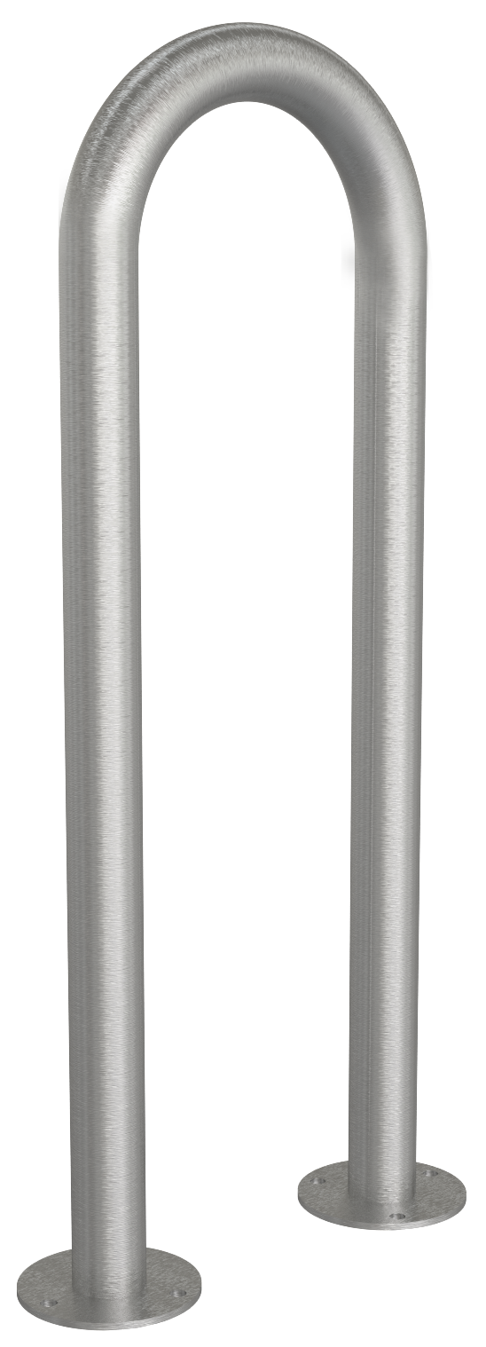 Schake Edelstahlbügel  Ø 48 mm  für Dübelbefestigung | Universalbügel | Gesamtbreite 300 mm