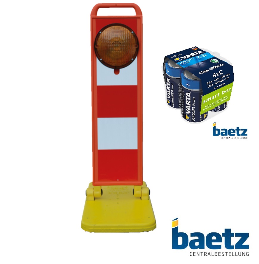 baetz Klapp-Bake, LED Flash von Horizont Klemmfix