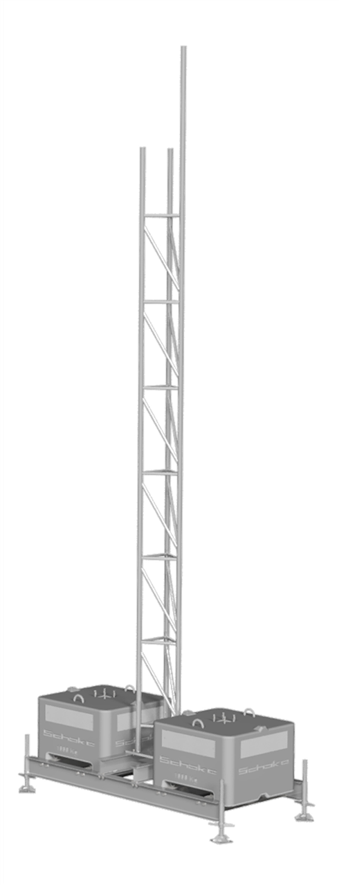 Schake 35350-SETM Aufstellvorrichtung mit Gittermast