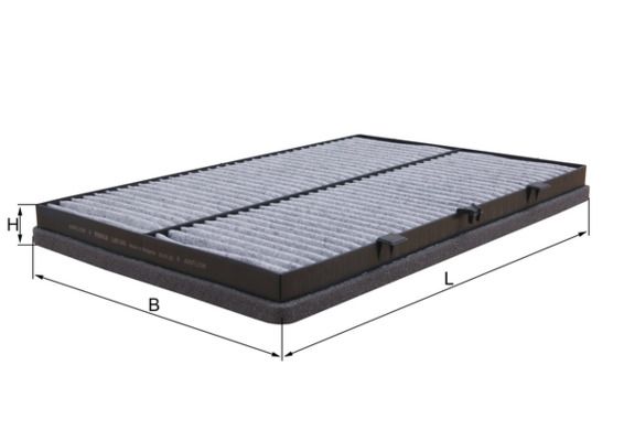 Mahle LAK243 Filter, Innenraumluft