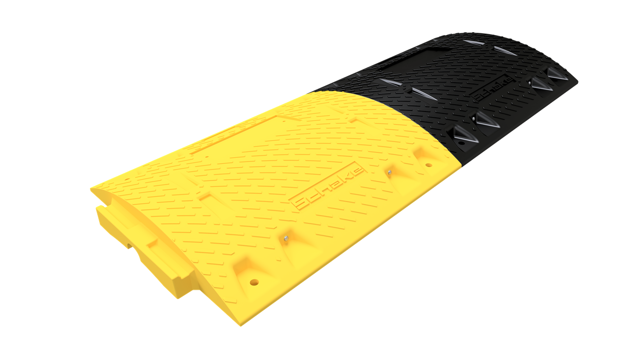 Schake 3392-61 Bodenschwelle  Typ NOX     Mittelstück gelb Höhe: 60 mm