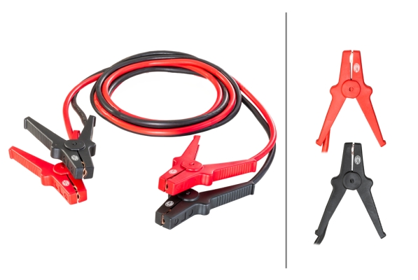 K2137 HELLA 8KS 236 688-001 Starthilfekabel - 12/24V - 350A - Kabel: 3.5m - ohne Überspannungsschutz