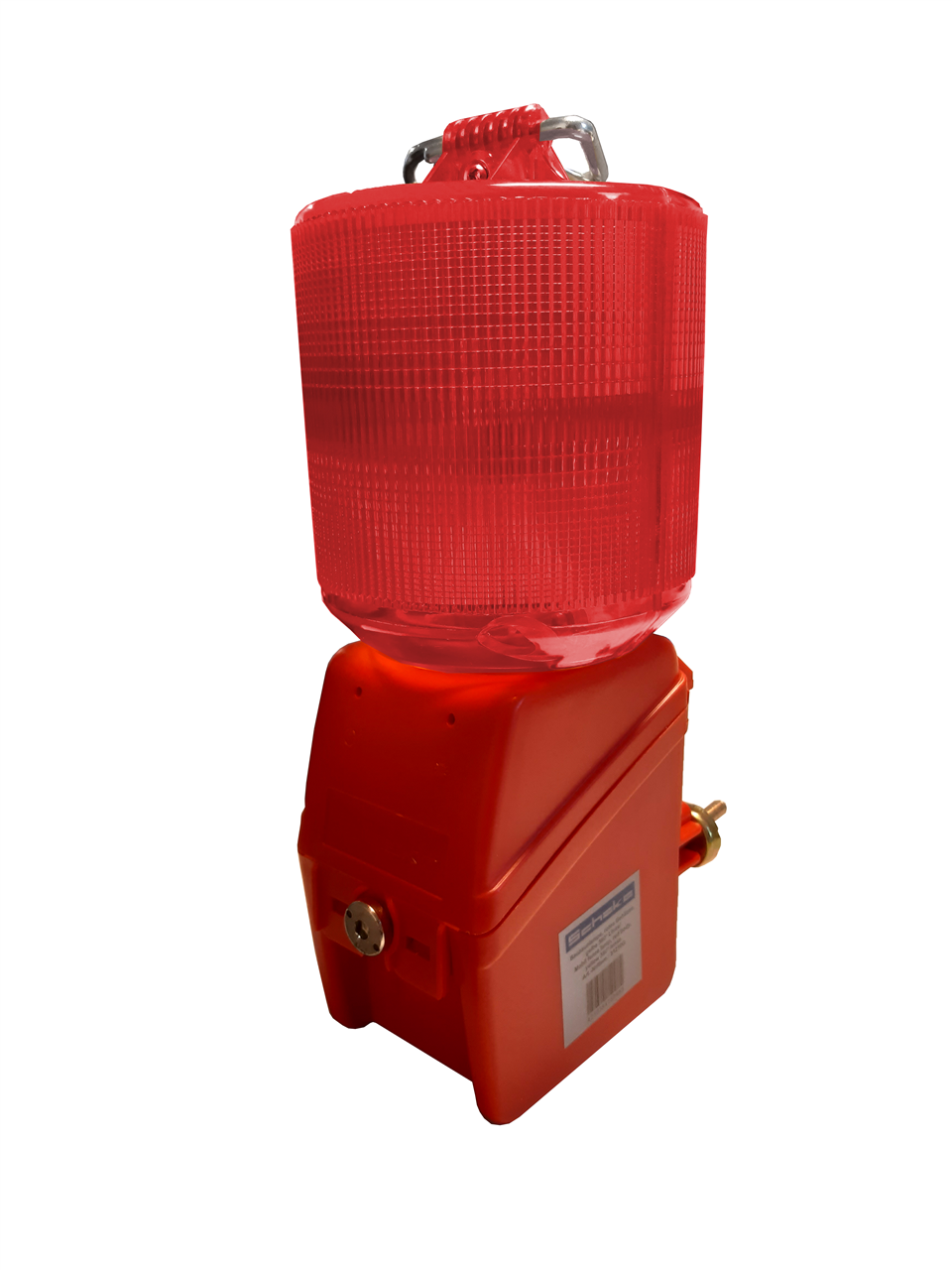Schake 31210R Bauzaunlampe 360° Linse  mit roter Linse