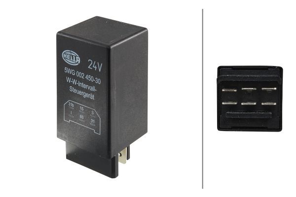 HELLA 5WG 002 450-301 Relais, Wisch-Wasch-Intervall