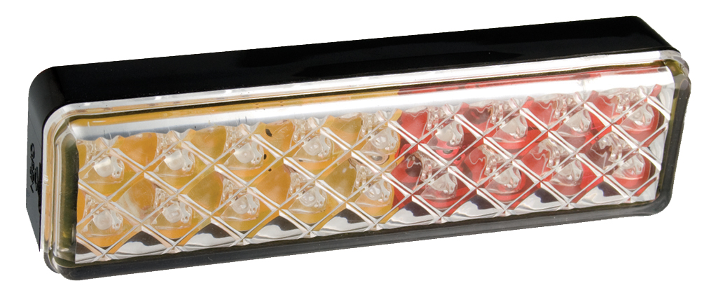 LED Rückleuchte, Serie 135, Blinker, Schluss- u. Bremsleuchte, Slimline, Aufbaumontage