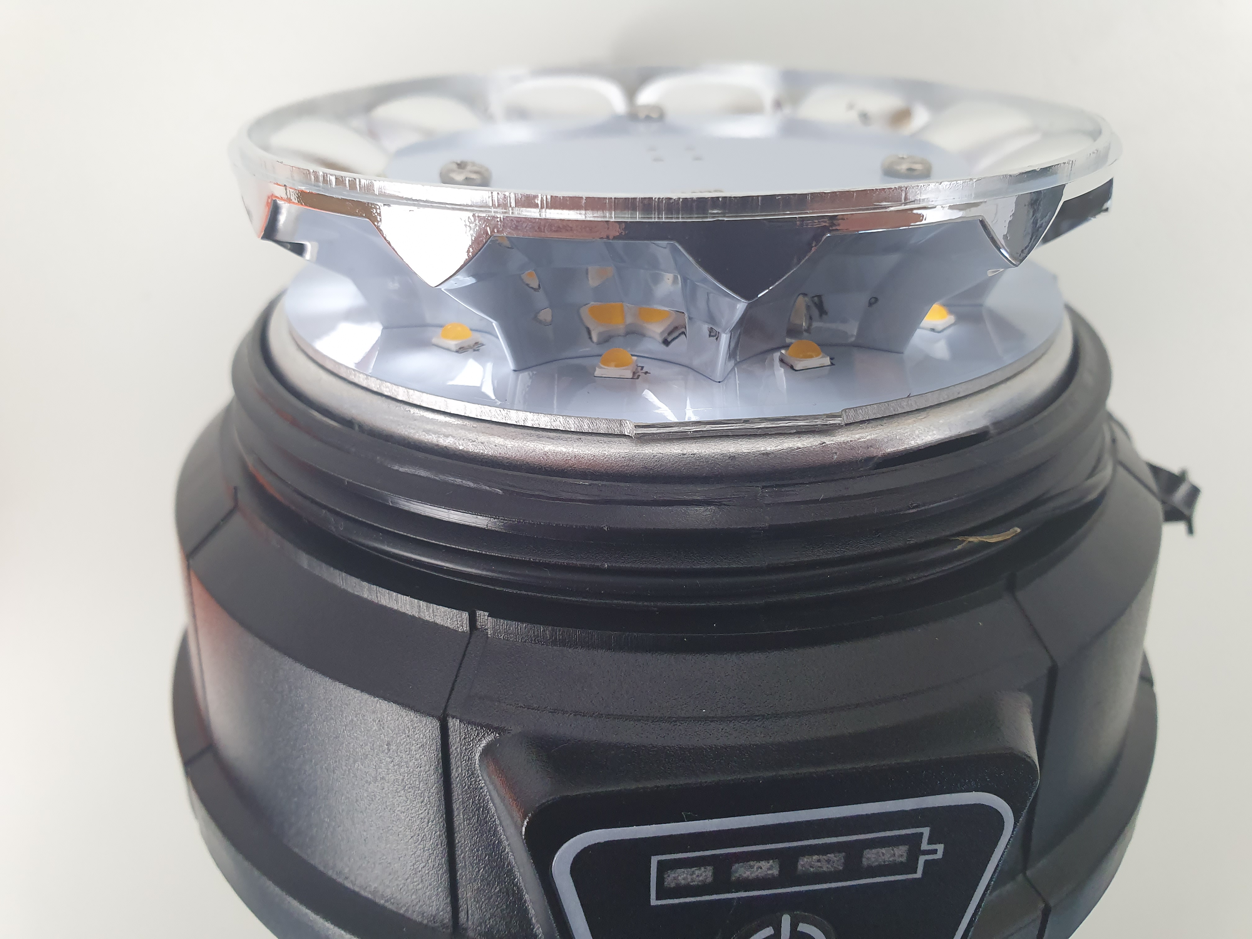 Akku-LED-Rundumkennleuchte, Slimline