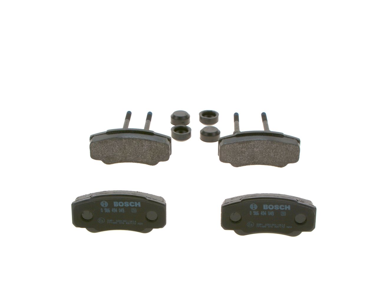 Bosch 0986494049 Bremsbelagsatz, Scheibenbremse