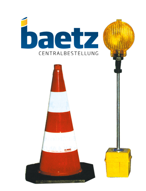 TL-geprüfte Leitkegelleuchte 200, LED Blitz, Typ 602-LK
