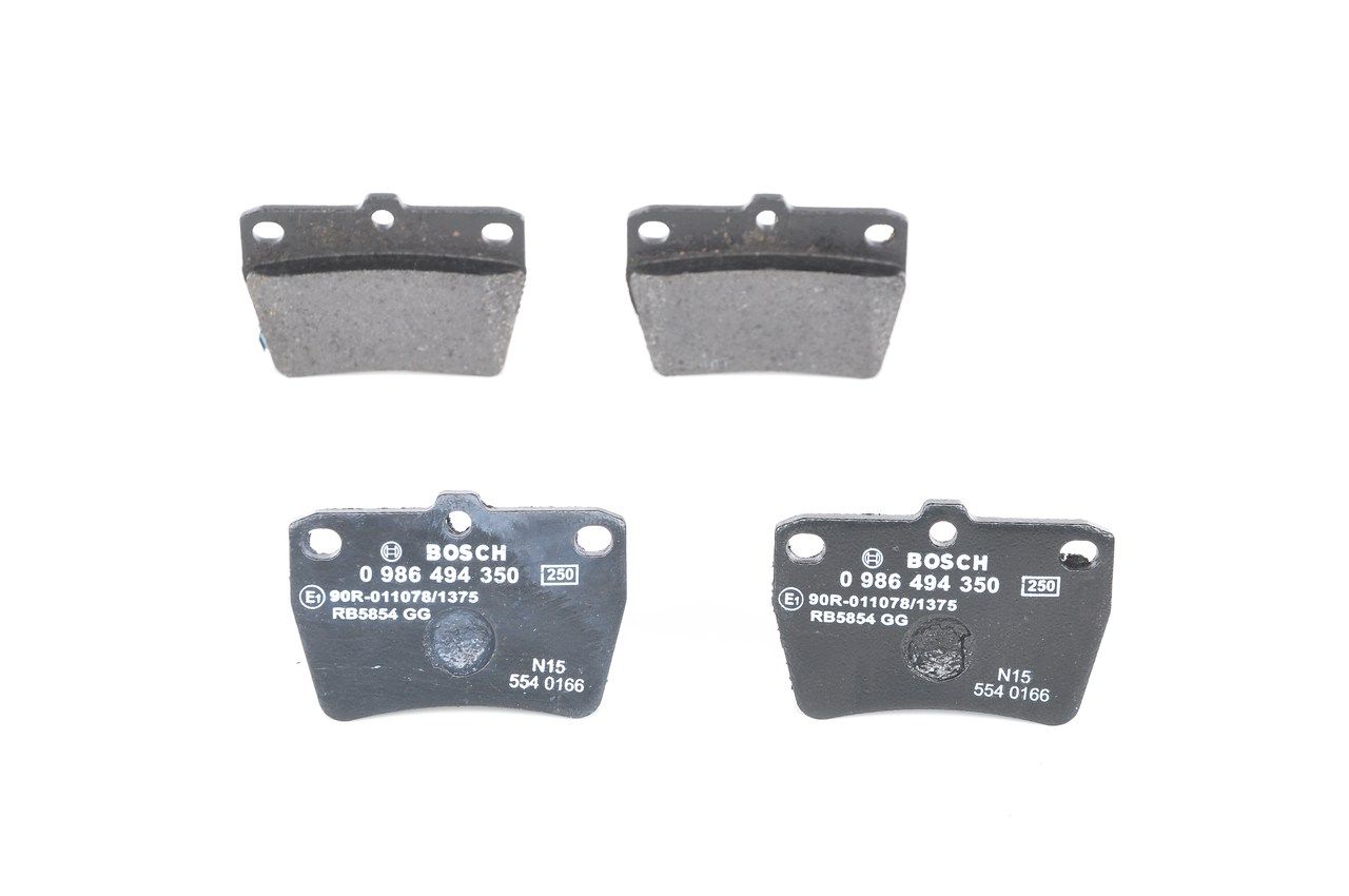 Bosch 0986494350 Bremsbelagsatz, Scheibenbremse
