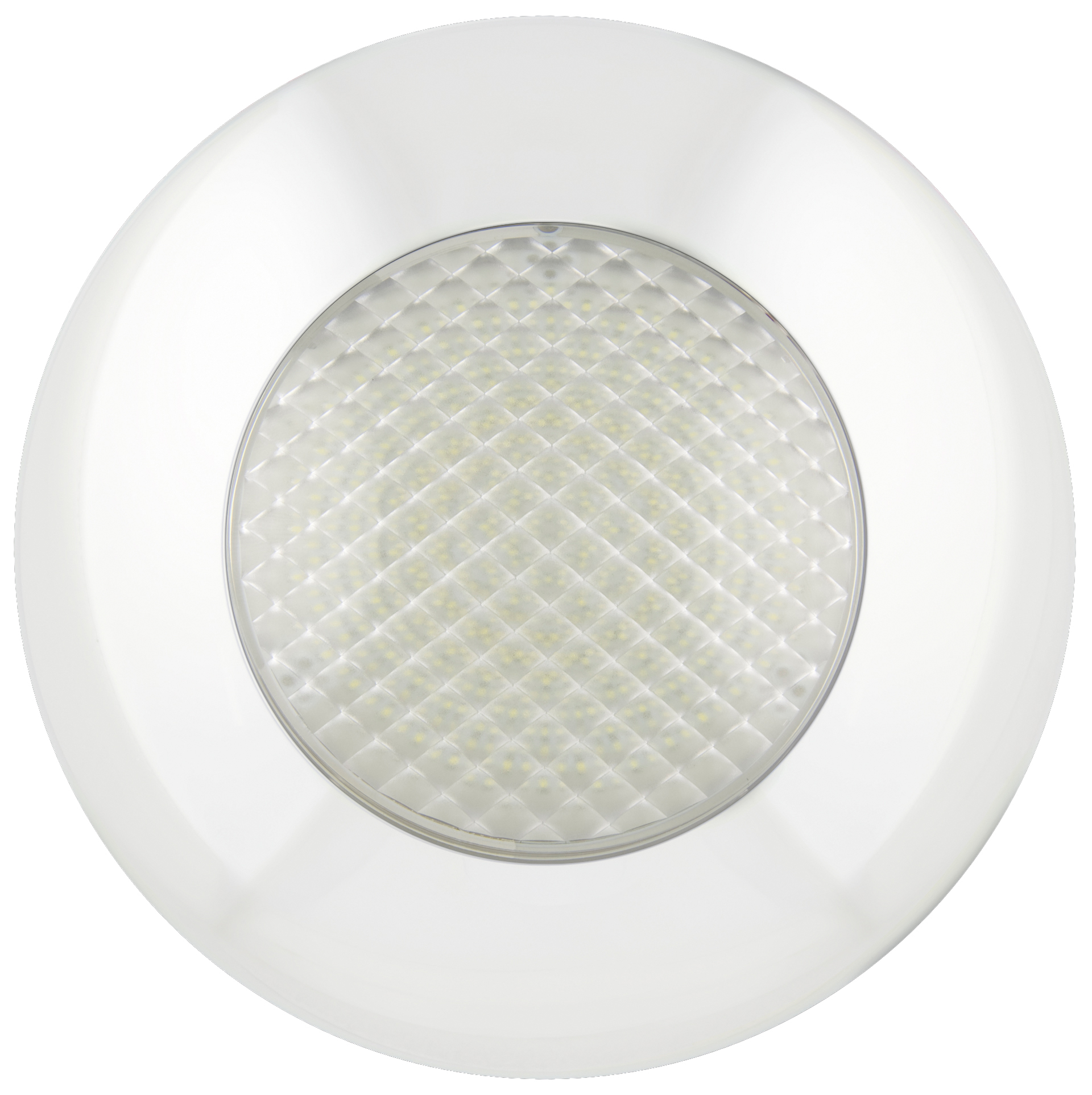 LED Innenraumleuchte, Serie 143, 120 LED, weißer Rahmen, 24 Volt