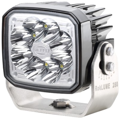 HELLA 1GA 995 606-521 LED-Arbeitsscheinwerfer - RokLume 280 - 12/24V - 4300lm - Anbau/Bügelbefestigu