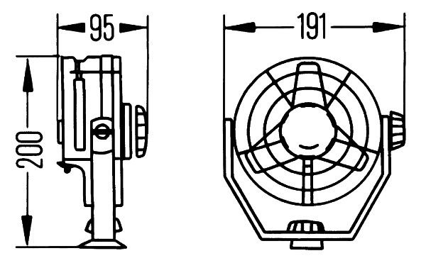 HELLA 8EV 003 361-001 Ventilator 1 Stück