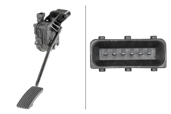 HELLA 6PV 010 946-131 Sensor, Fahrpedalstellung - für Rechtslenker - Schaltgetriebe - Kennbuchstabe: