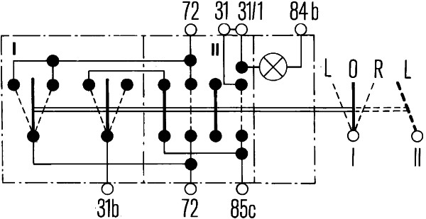 HELLA 6ZE 001 759-071 Schalter - Zugbetätigung - 12/24V