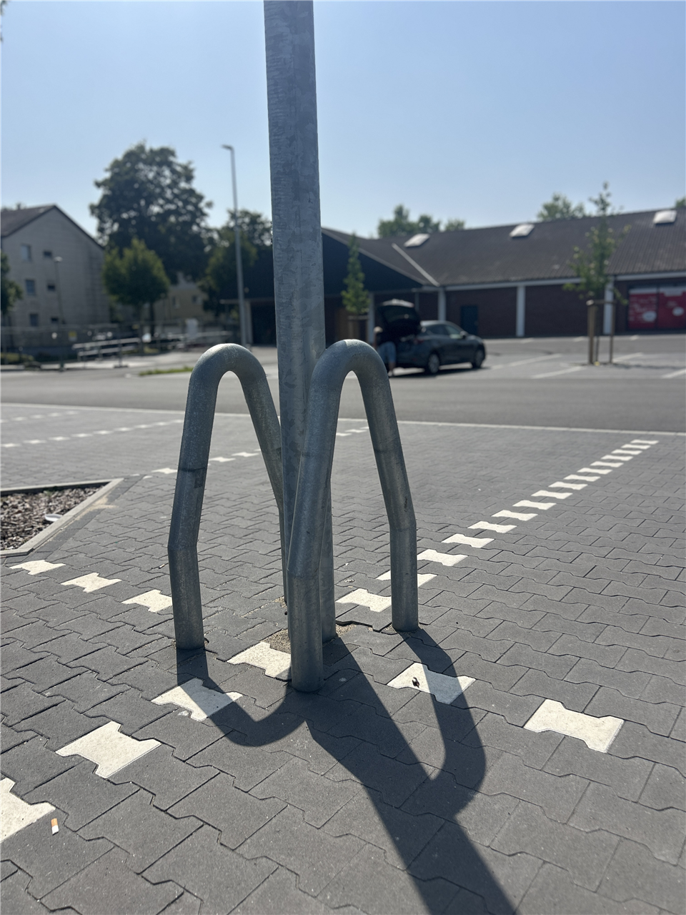 Schake Baumschutzbügel aus Stahlrohr Ø 48 x 2,5 mm / Ø 60 x 2,5 mm 463_00   feuerverzinkt