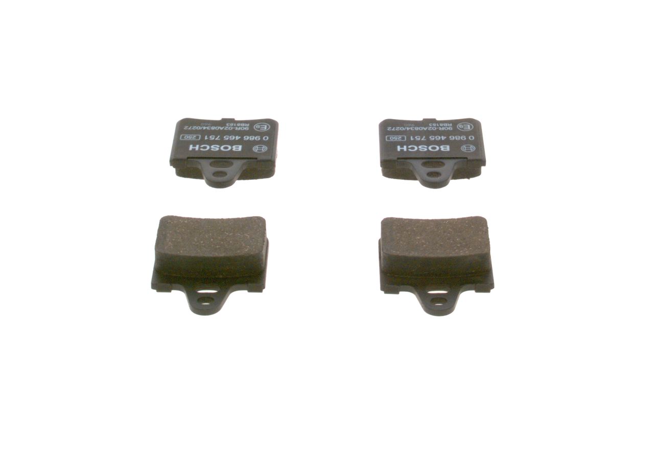 Bosch 0986465751 Bremsbelagsatz, Scheibenbremse