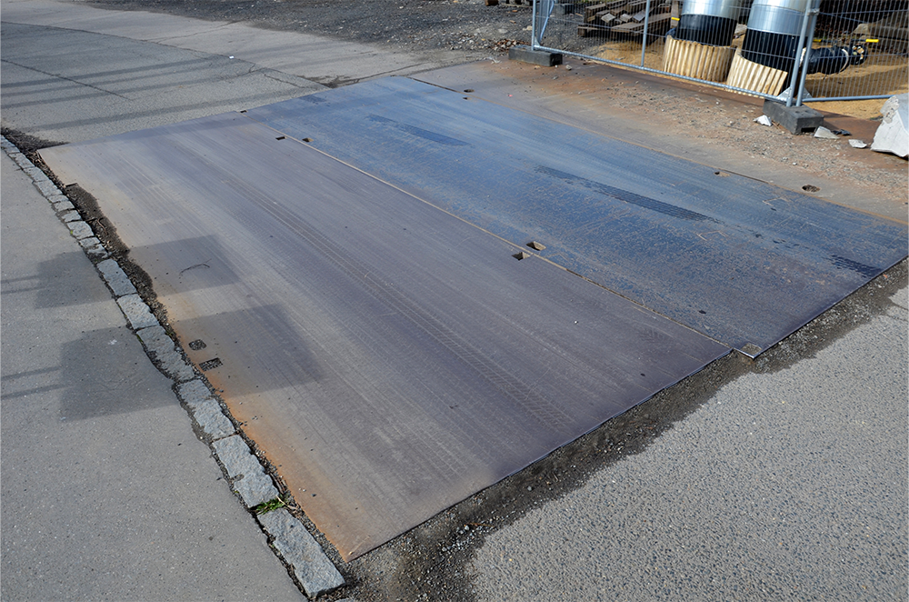 Schake 20261525 Überfahrplatten aus Stahl Maße: 1,50 m x 2,50 m