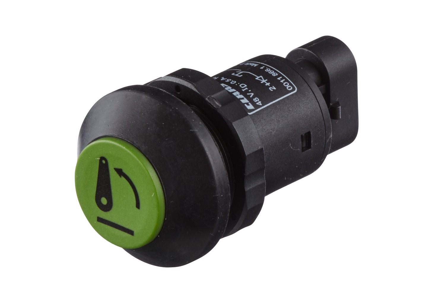 HELLA 6EF 004 406-111 Schalter, Heben (Hubwerk) - 48V - tastend - Bohrung-Ø: 30mm
