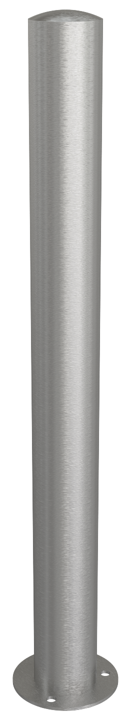 Schake 4089P Edelstahlpfosten Ø 89 mm ortsfest, für Dübelbefestigung

mit Bodenplatte Ø 150 x 6 mm ohne Verschluss ohne Öse