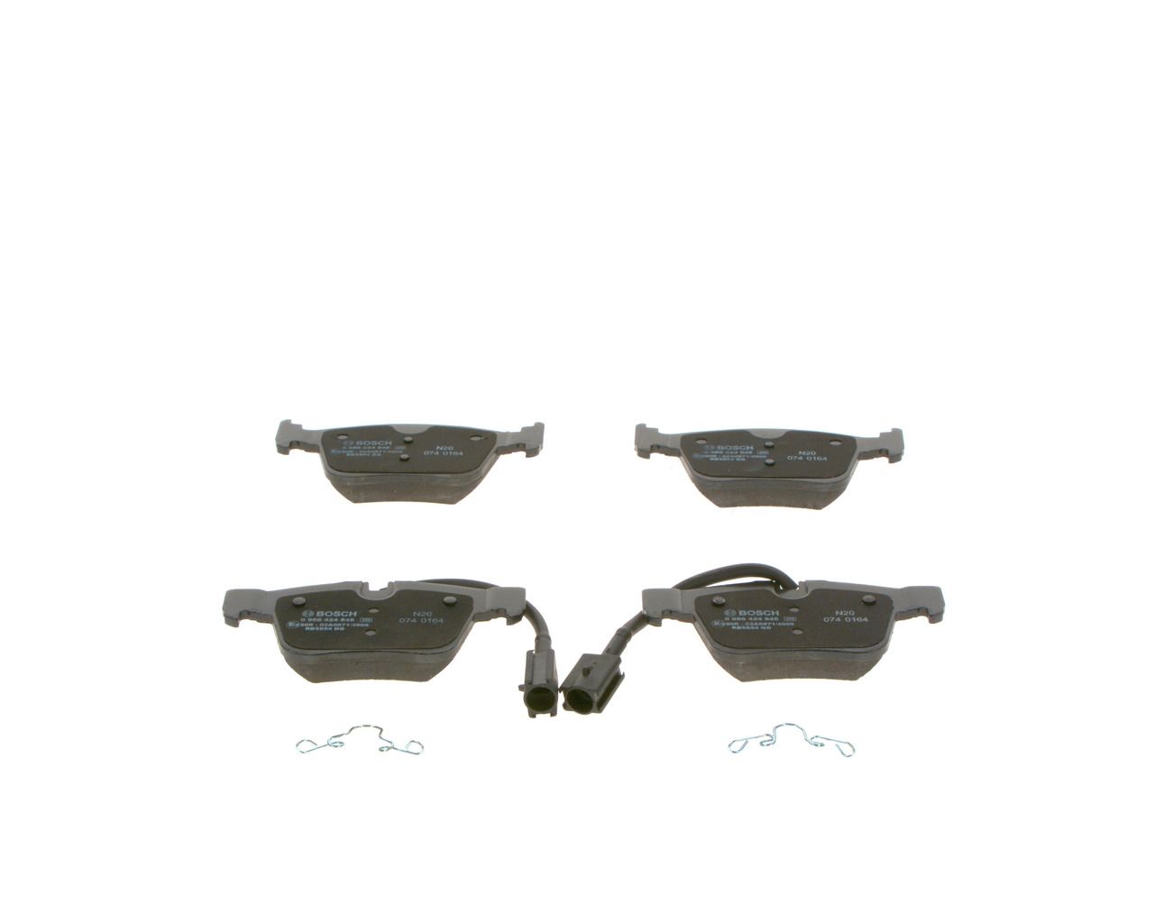 Bosch 0986424848 Bremsbelagsatz, Scheibenbremse