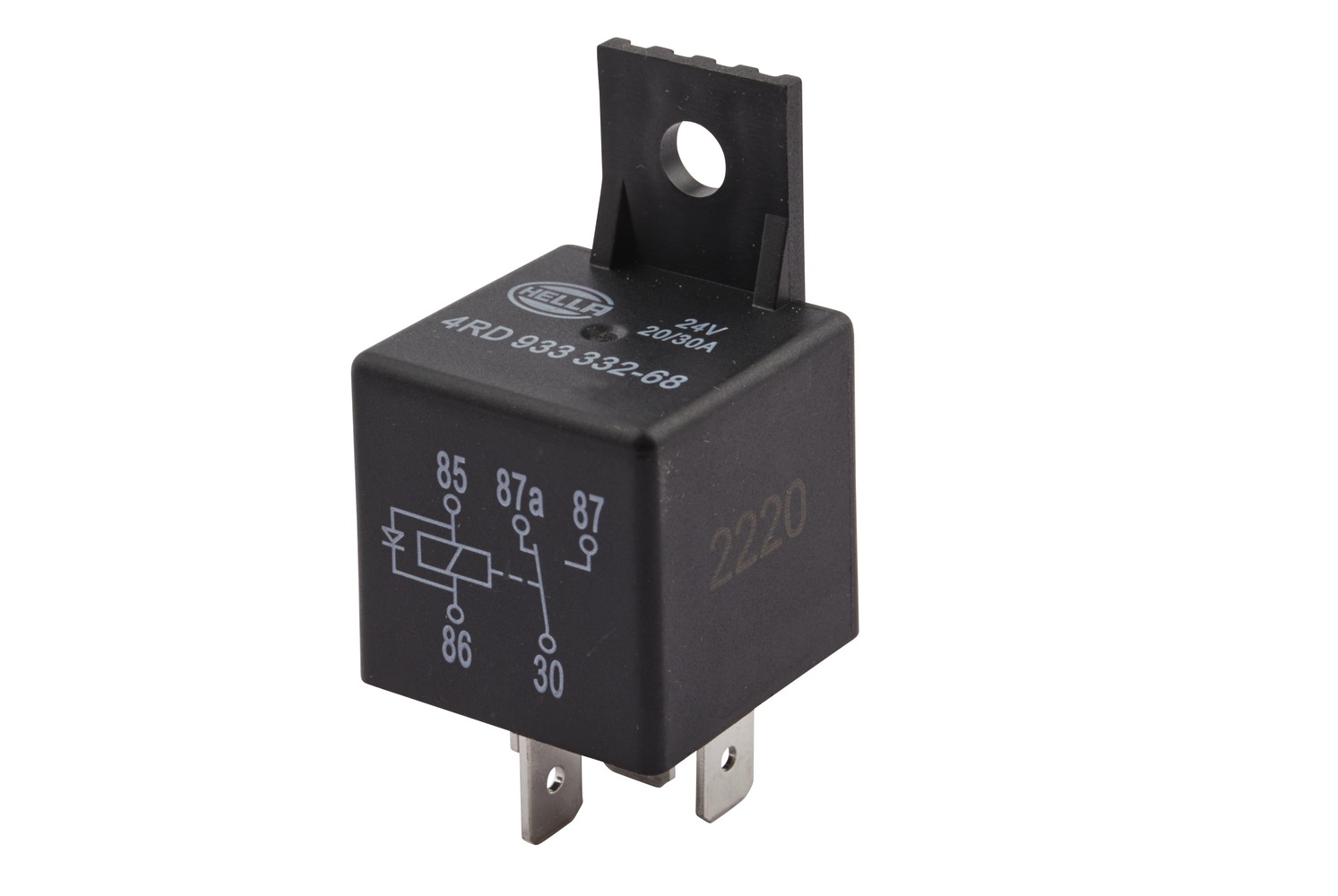 HELLA 4RD 933 332-681 Relais, Arbeitsstrom - 24V - 5-polig - Wechsler - Menge: 1